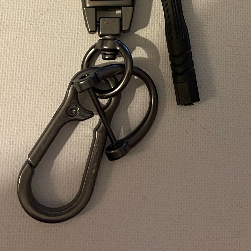Bronco Key Fob Keychain in Black Leather NWT - Picture 3 of 5